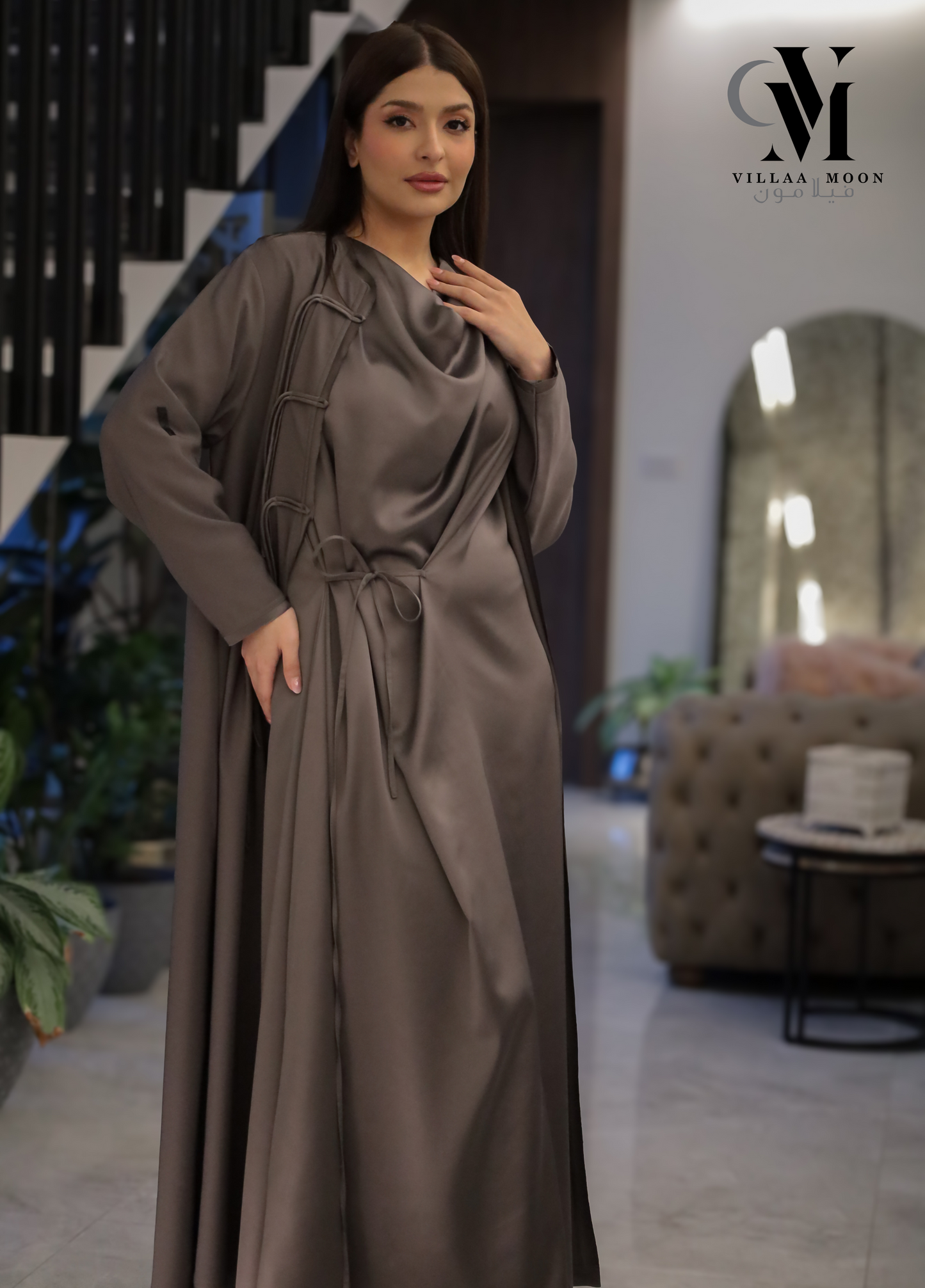 Abaya Grey - عباية رمادي