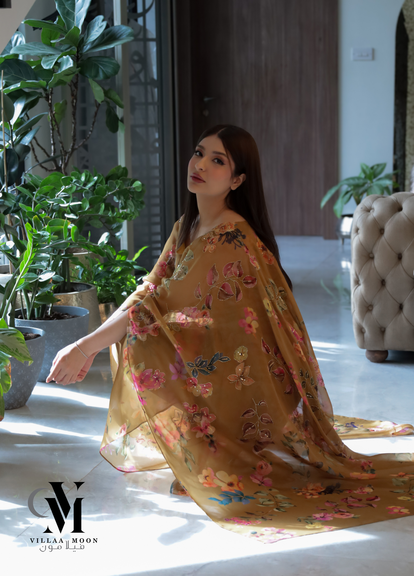 Dress India Scarf - فستان هندي سكارف