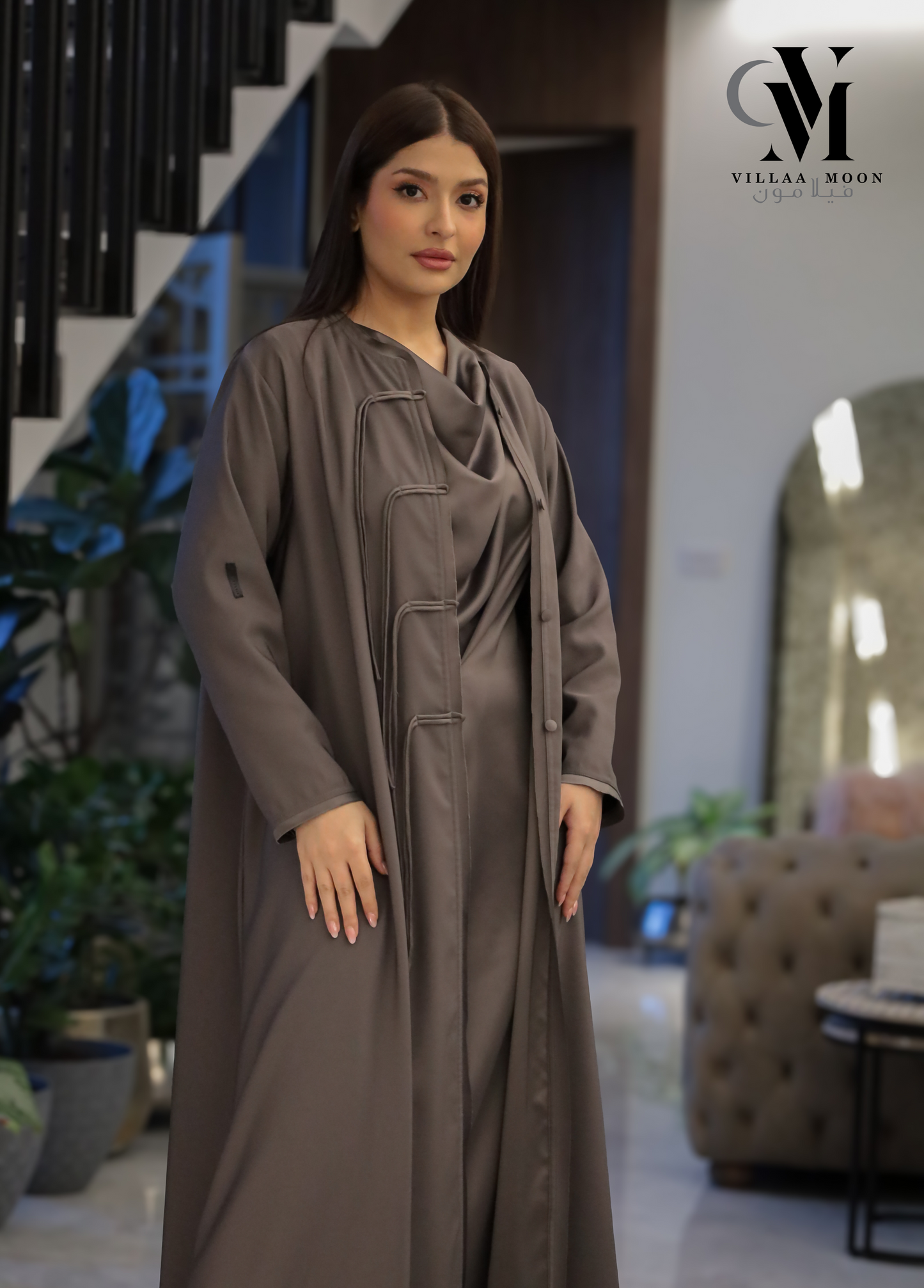 Abaya Grey - عباية رمادي