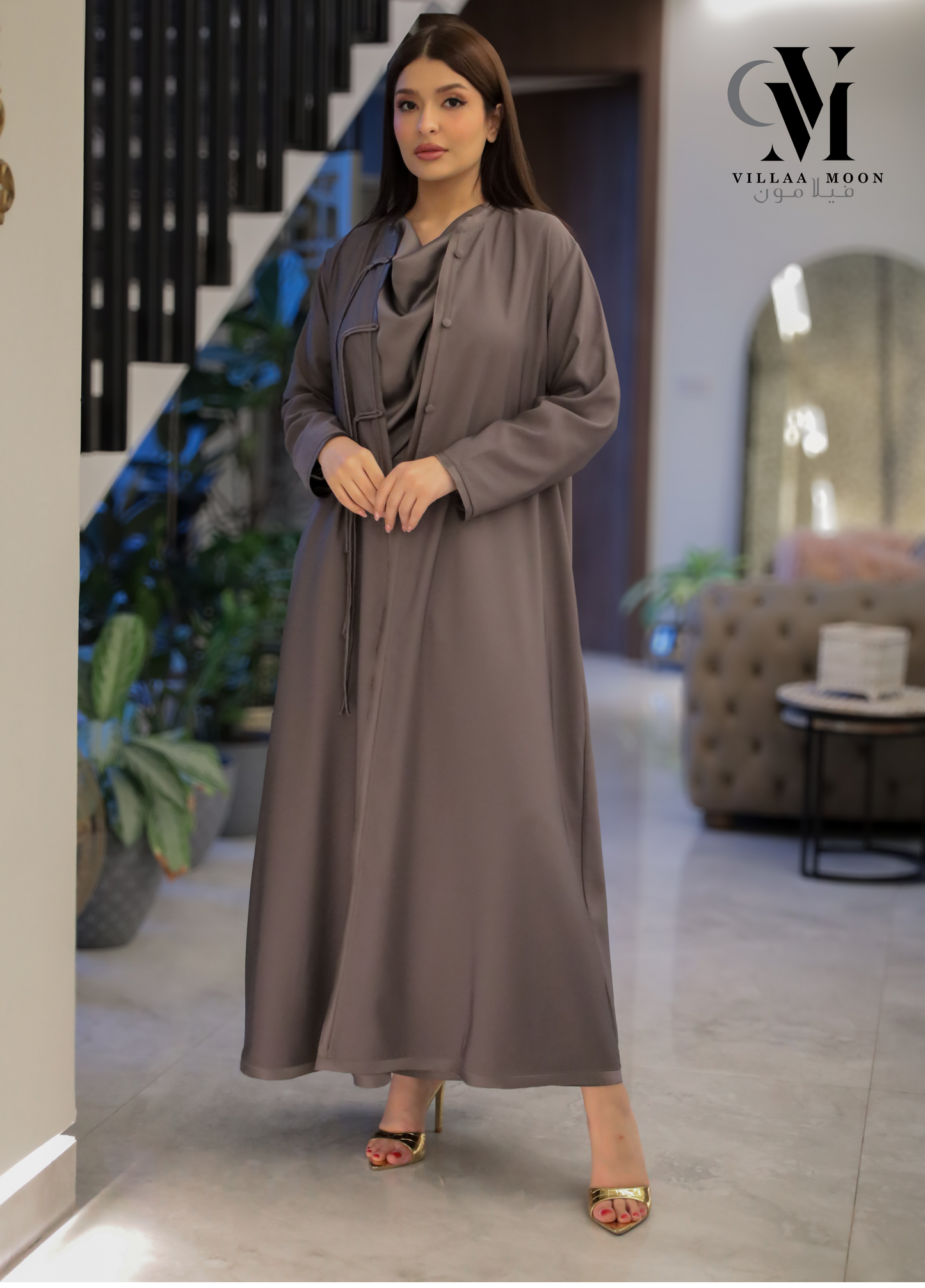 Abaya Grey - عباية رمادي